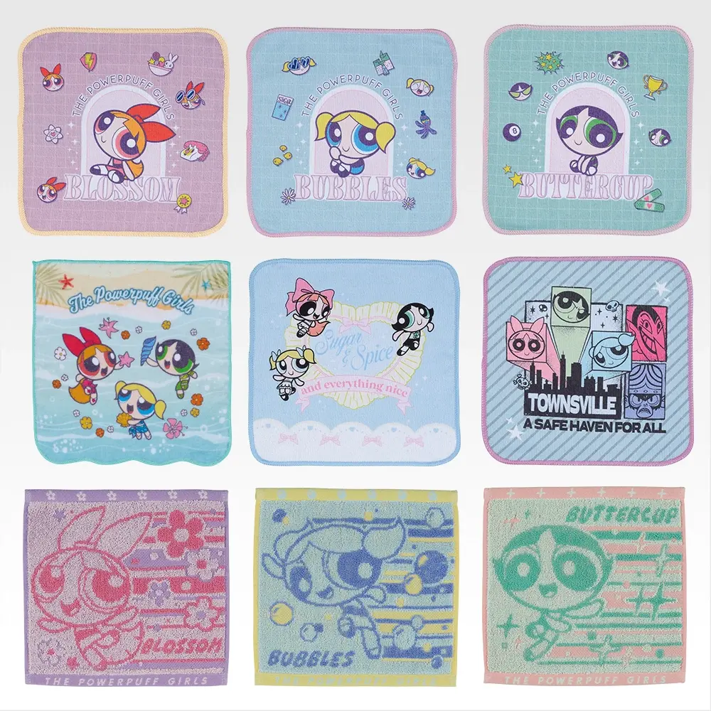 一番くじ パワーパフ ガールズ G賞 おでかけタオルコレクション